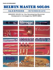 Belwin Master Solos, Volume 1 (Alto Saxophone)