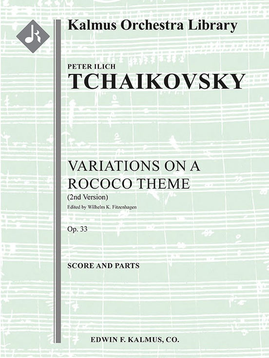 Variations on a Rococo Theme, Op. 33 (2nd version)