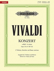 Concerto in A minor Op. 3 No. 8 (RV 522) (Edition for 2 Violins and Piano)