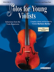 Solos for Young Violists Viola Part and Piano Acc., Volume 5