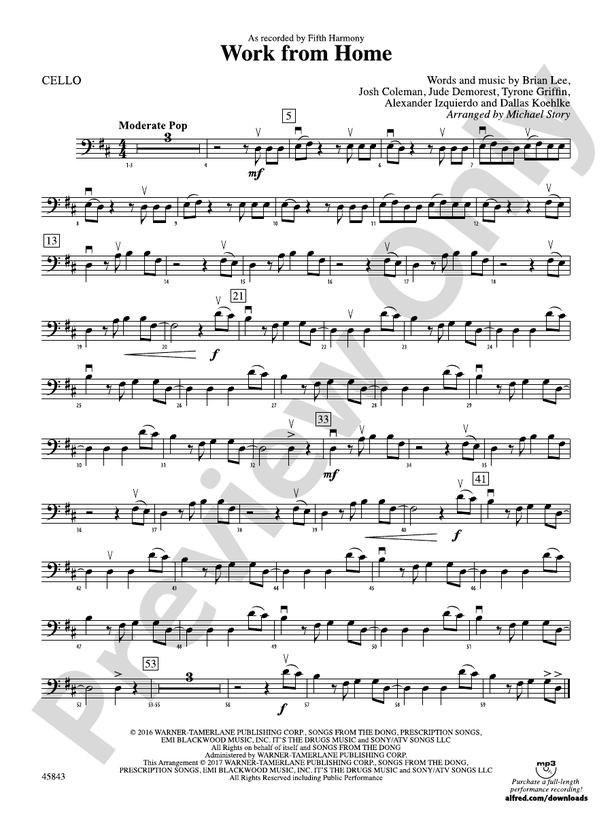 Work from Home: Cello