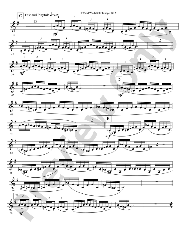 Three World Winds Solo Trumpet / Piccolo Trumpet / Flugel Solo