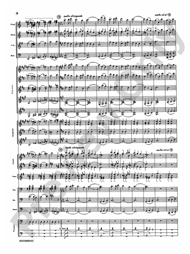 SYMPHONIC SUITE 吹奏楽・楽譜セット（スコア&パート譜） Symphonic Suite: Concert Band Conductor Score & Parts: Clifton