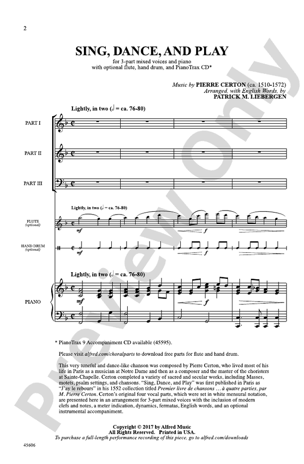 Sing, Dance, and Play