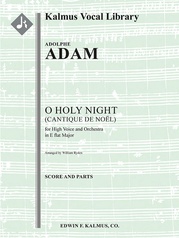 O Holy Night (Cantique de Noel) orchestration for high voice in Eb