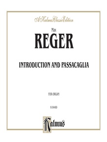 Reger: Introduction and Passacaglia