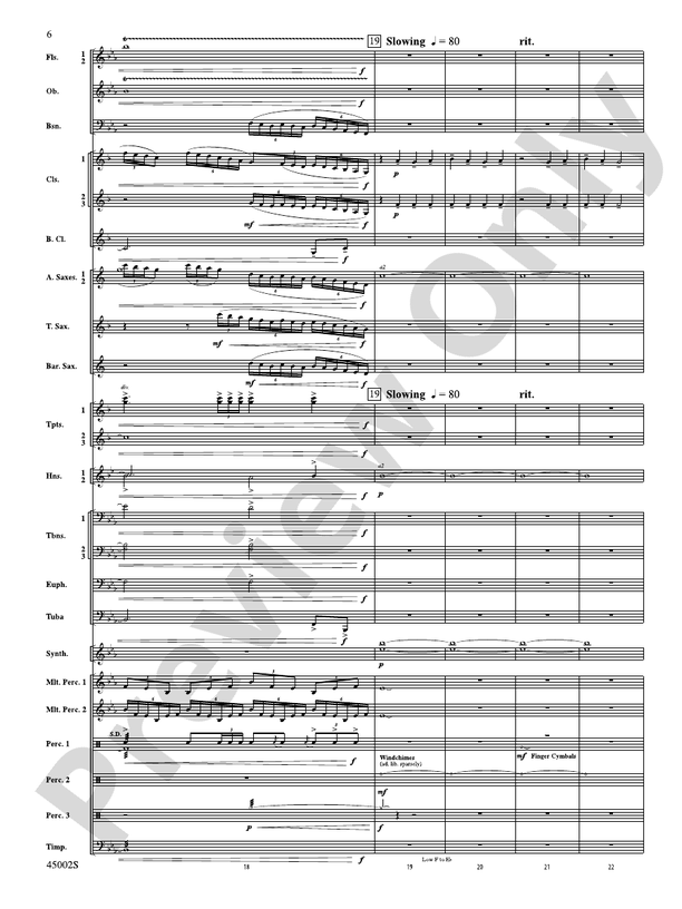 邦楽 change Winds of Change: Concert Band Conductor Score & Parts: Randall D