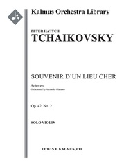Souvenir d'un Lieu Cher, Op. 42, No. 2: Scherzo