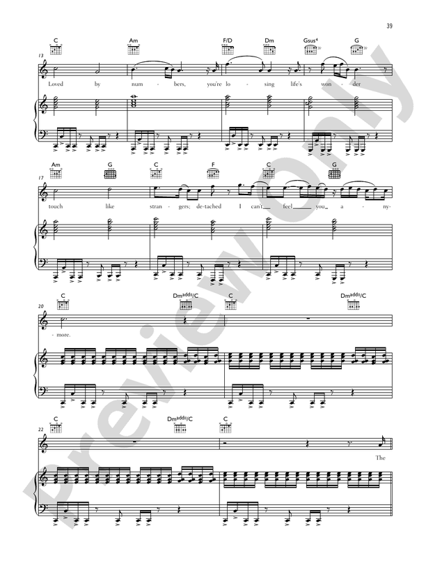 Guiding Light Piano/Vocal/Guitar Muse Digital Sheet Music Download