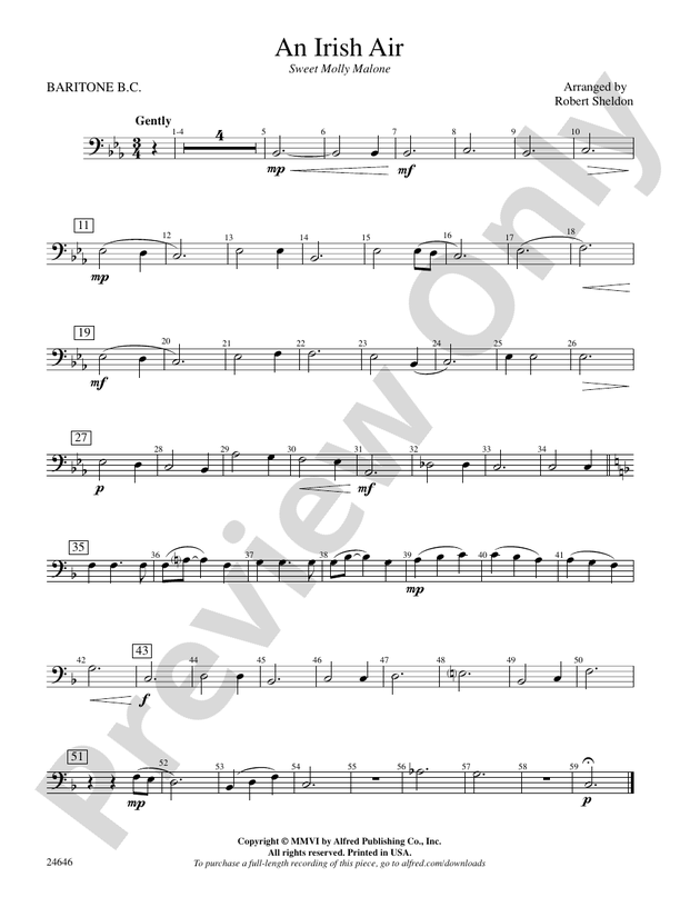 An Irish Air: Baritone B.C.