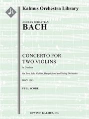 Concerto for Two Violins in D minor, BWV 1043