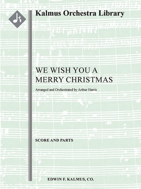 We Wish You a Merry Christmas: Full Orchestra Conductor