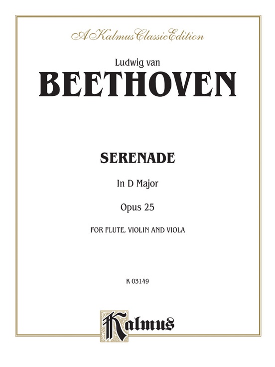 Serenade, Opus 25