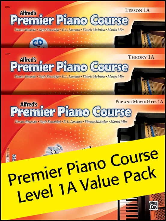 Premier Piano Course, Lesson, Theory & Pop Hits 1A (Value Pack 2012)