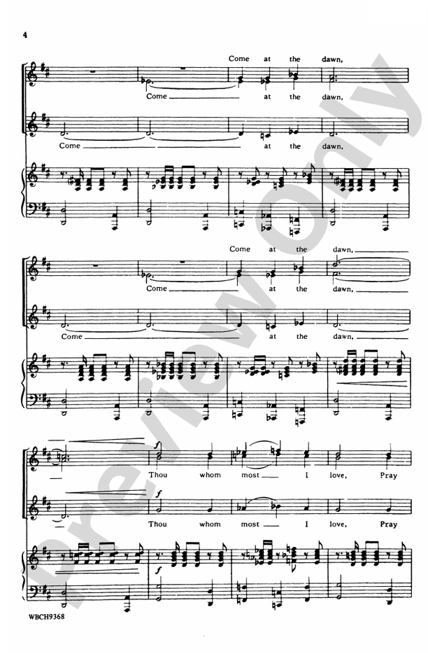 Three Spanish Ballades SSA Choral Octavo Eugene Butler Digital Sheet Music Download