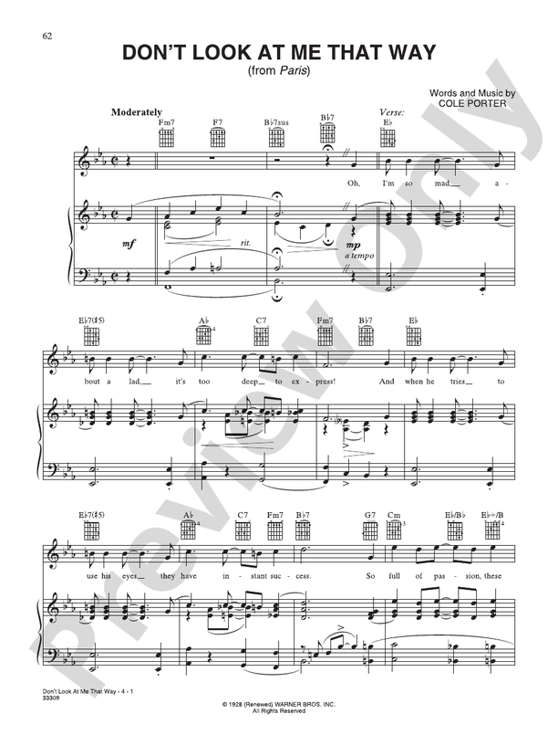 Don't Think Twice, It's All Right Sheet Music | Bob Dylan | Piano, Vocal &  Guitar Chords