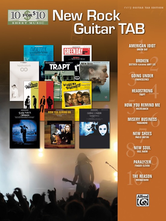 10 for 10 Sheet Music: New Rock Guitar Tab