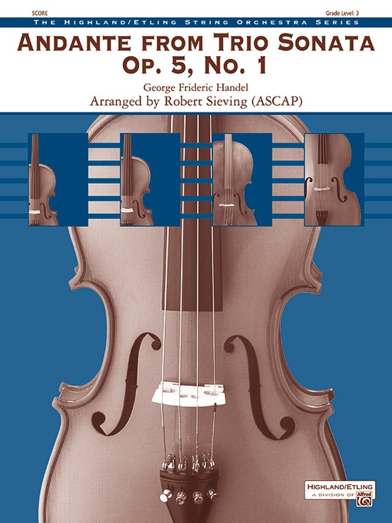 Andante from Trio Sonata Op. 5, No. 1: String Bass
