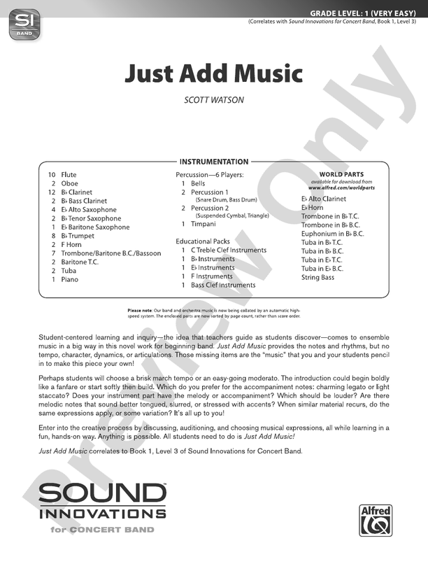 Just Add Music