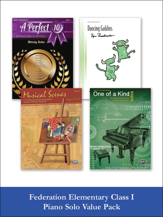 Federation Elementary Class I Piano Solo (Value Pack)