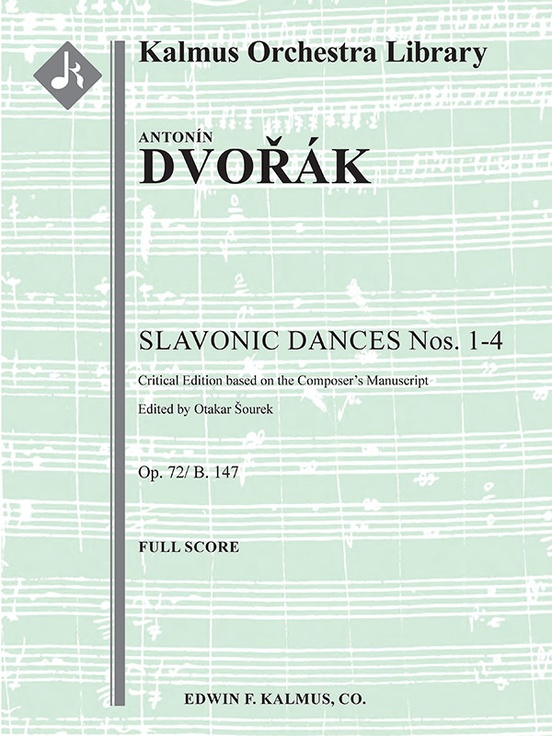Slavonic Dances Op. 72/B. 147, Nos. 1-4, critical edition