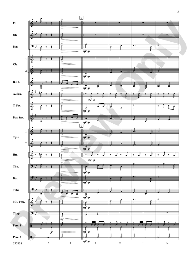 Anchors Aweigh Score Concert Band Score Digital Sheet Music Download