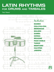 Latin Rhythms for Drums and Timbales Drum Book Alfred Music