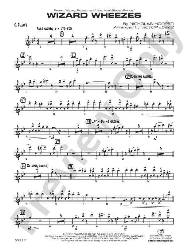 Wizard Wheezes (from Harry Potter and the HalfBlood Prince) Flute