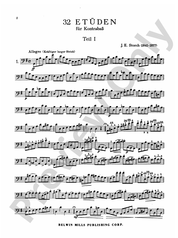 Storch: Thirty-Two Etudes: Thirty-Two Etudes Part - Digital Sheet 