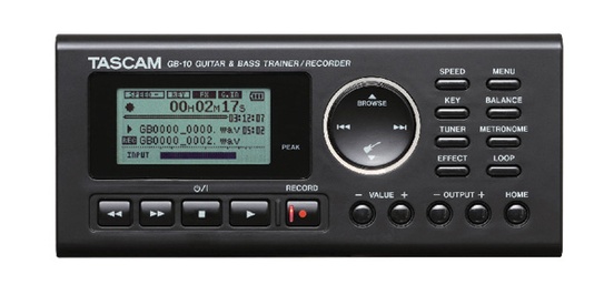 Tascam GB-10 Guitar-Bass Trainer-Recorder