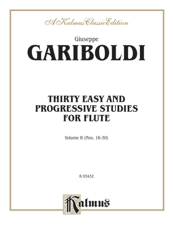 Thirty Easy and Progressive Studies, Volume II (Nos. 16-30)