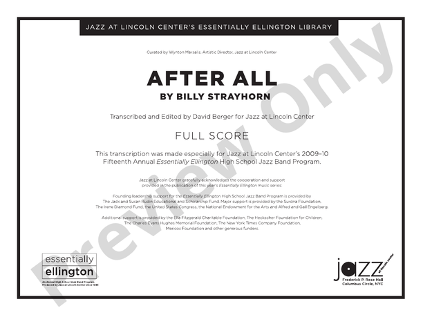 After All: Score