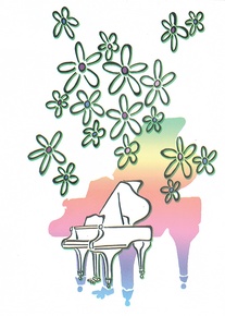 Schaum Recital Programs (Blank) #69: Flowers and Piano