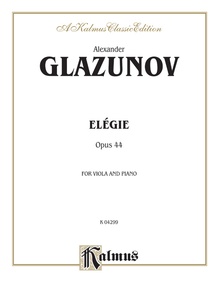 Elegie for Viola, Opus 44
