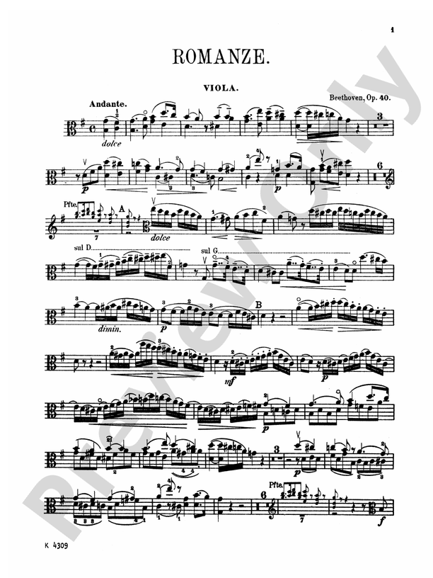 Beethoven: Two Romances, Op. 40 & 50