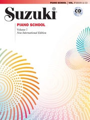 Suzuki Piano School New International Edition Piano Book and CD, Volume 7