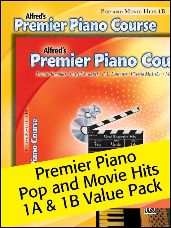 Premier Piano Course, Pop and Movie Hits 1A & 1B (Value Pack)