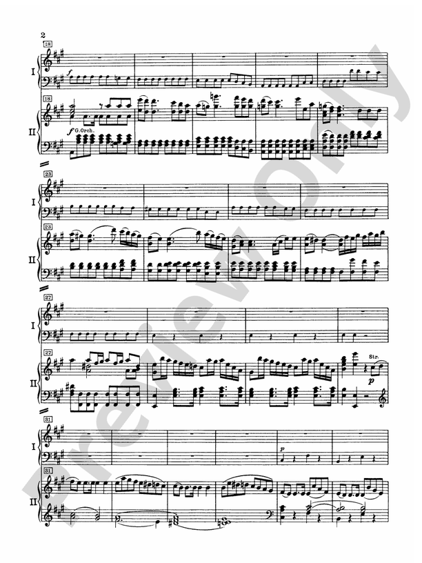 Mozart: Piano Concerto No. 23 in A Major, K. 488: Piano Duo (2