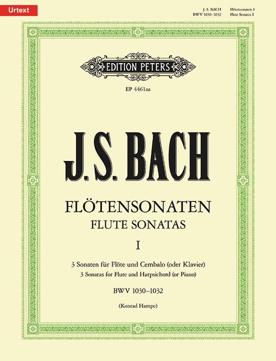 Flute Sonatas, Vol. 1: BWV 1030-1032 for Flute and Harpsichord (Piano)