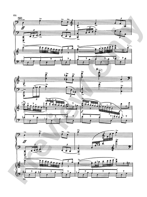 Piano Concerto No. 3 in C Major, Opus 26 - 3rd Movement - Piano Duo (2 Pianos, 4 Hands)