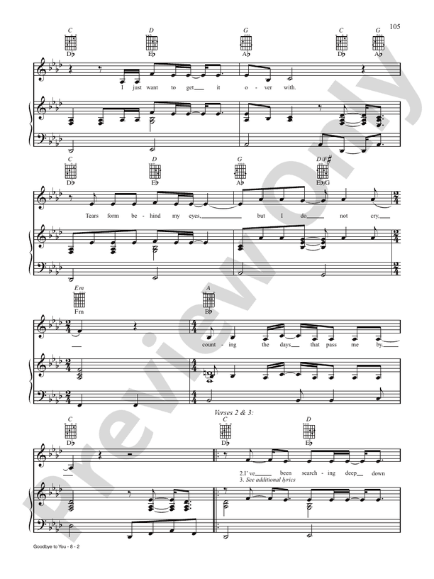 Everywhere: Piano/Vocal/Chords: Michelle Branch - Digital Sheet Music  Download