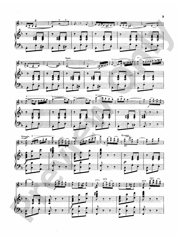 Sarasate Carmen Fantasy Op 25 Carmen Fantasy Op 25 Piano Part Digital Sheet Music Download 7075