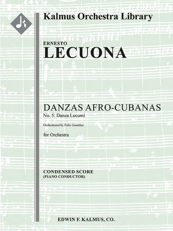 Danzas Afro Cubanas No. 5 Danza Lucumi Full Orchestra