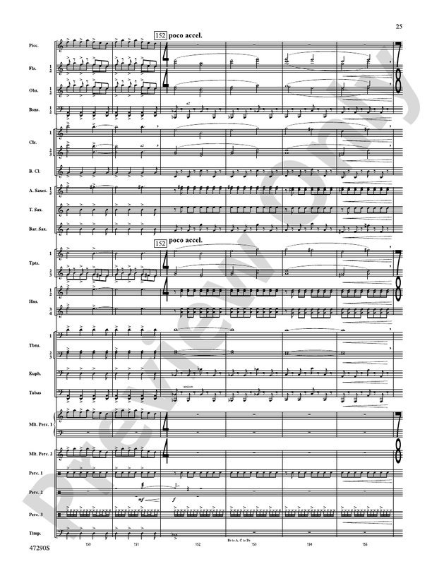 Hypnotic Memories: Concert Band Conductor Score & Parts: Rossano