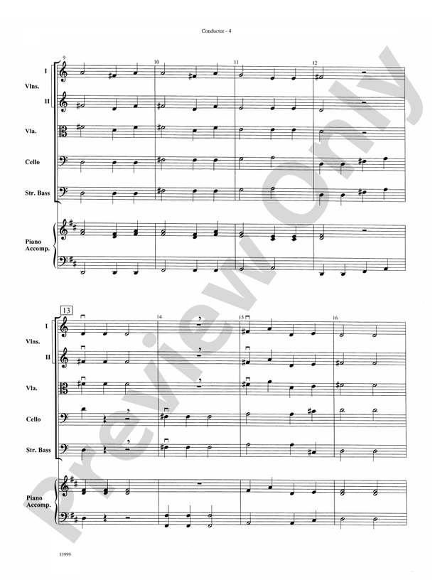 Classics for a Traditional Christmas, Level 1: String Orchestra Conductor  Score & Parts - Digital Sheet Music Download