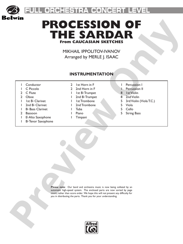 Procession of the Sardar