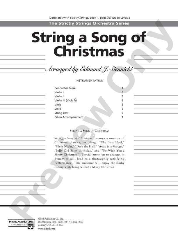 String a Song of Christmas