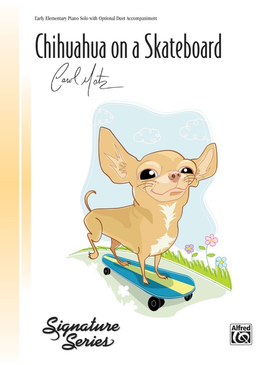 Chihuahua on a Skateboard