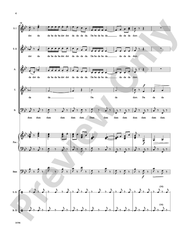 Bugler's Holiday Choral Octavo SoundPax Leroy Anderson Digital