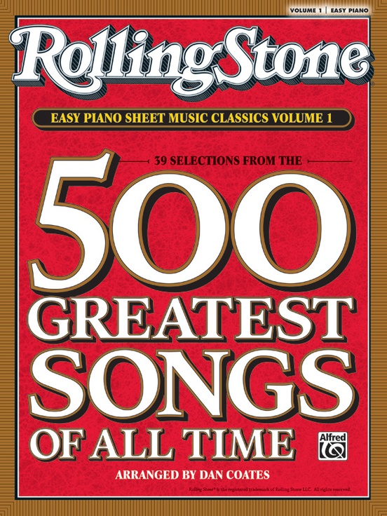 Rolling Stone® Easy Piano Sheet Music Classics, Volume 1
